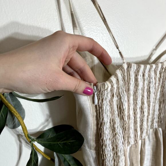 Faithfull the Brand Striped Midi Dress - Picture 8 of 9